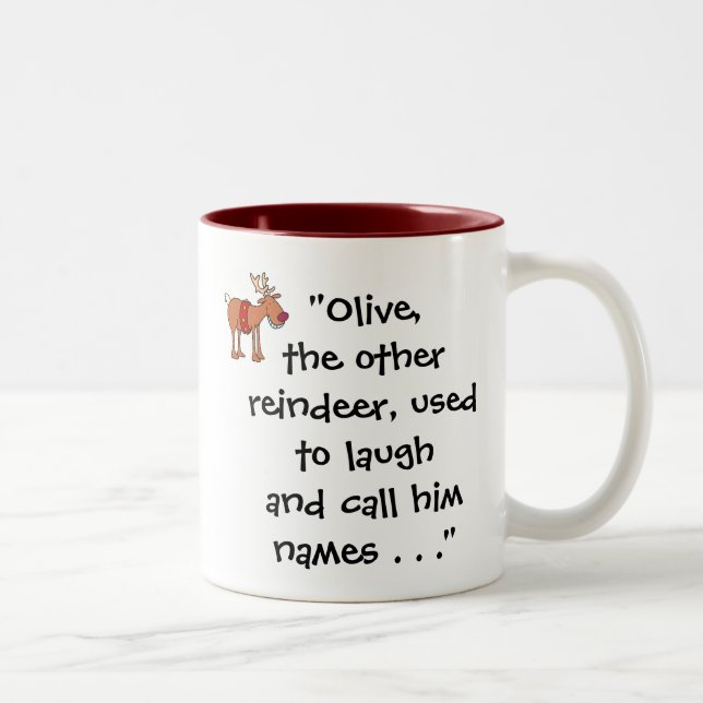 "Olive, de l'autre tasse renne" (Droit)