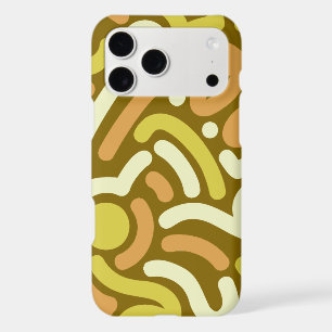 Olive Doodle Loop Pattern