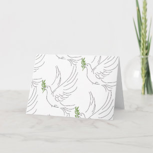 Olive Dove Card