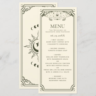 Olive Elegant Tarot Card Wedding