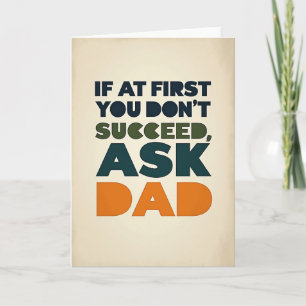 Olive Fathers Day Advice Card