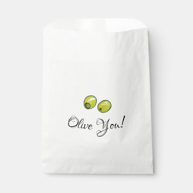 Olive Favour Bag (Front)