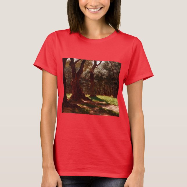 Olive Forest in Cap Saint Martin T-Shirt (Front)