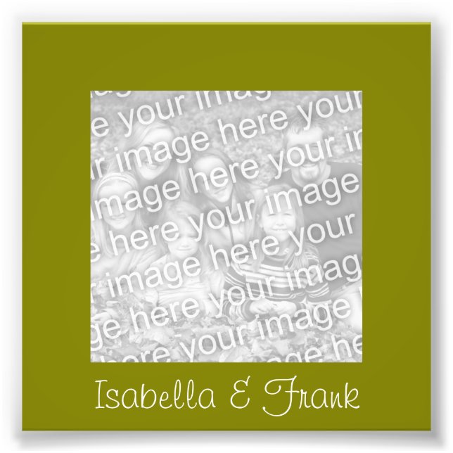 Olive Frame Photo Print (Front)