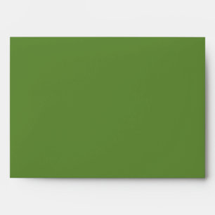 Olive Green 5x7 Envelope