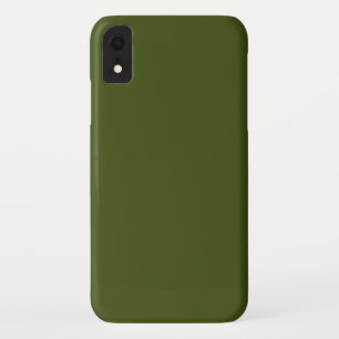 Olive Green Accent Colour Customize This iPhone XR Case