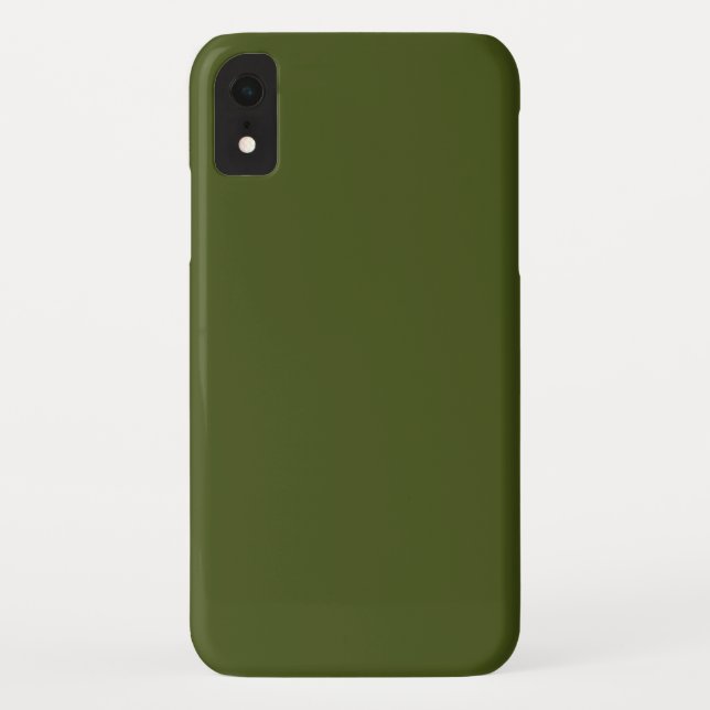Olive Green Accent Colour Customize This Case-Mate iPhone Case (Back)