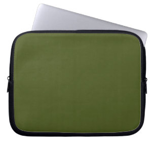 Olive Green Accent Colour Customize This Laptop Sleeve