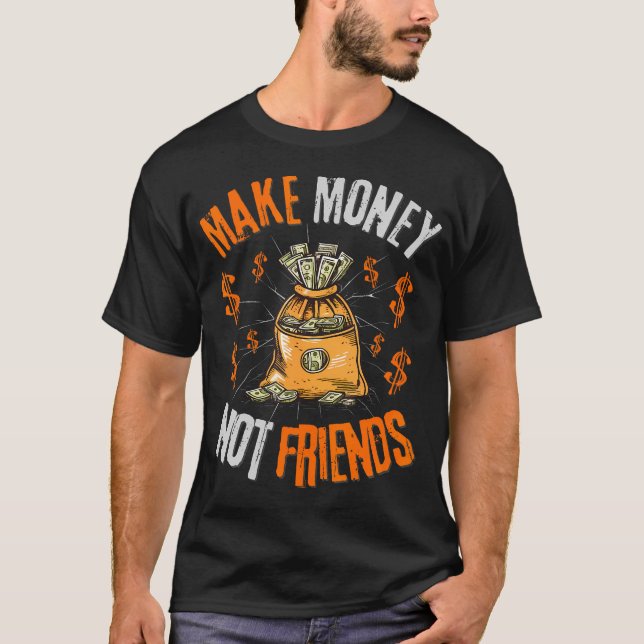 Olive Green and Orange T-Shirt (Front)