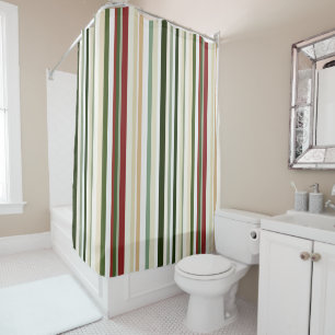 Olive, green and red Stripes