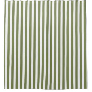 Olive green and white candy stripes