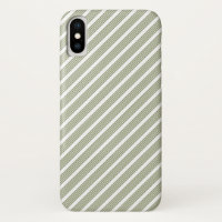 Olive green and white five stripe pattern
