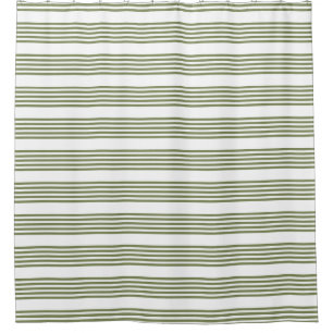 Olive green and white five stripes pattern