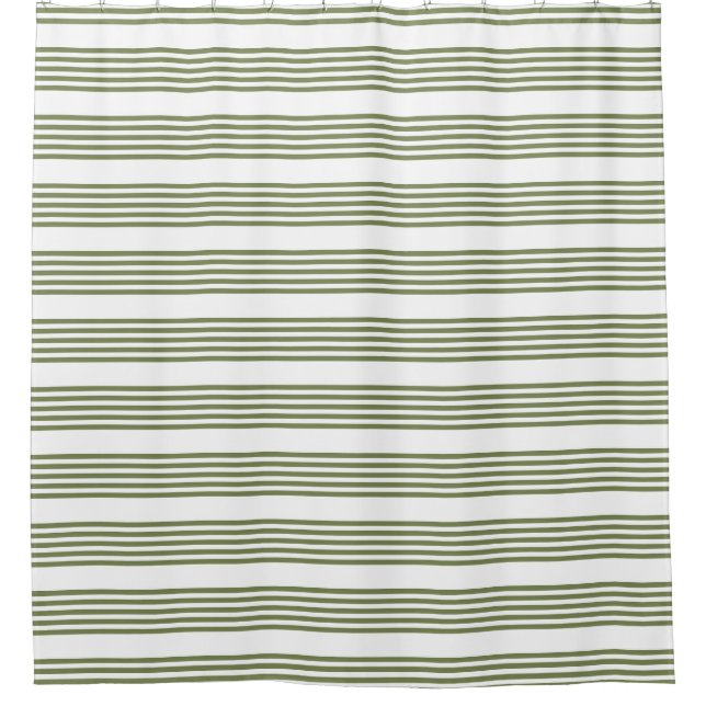 Olive green and white five stripes pattern (Front)
