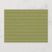 Olive Green and White Stripes with Uneven Lines
