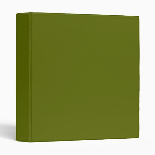 Olive Green Binder (Front/Spine)