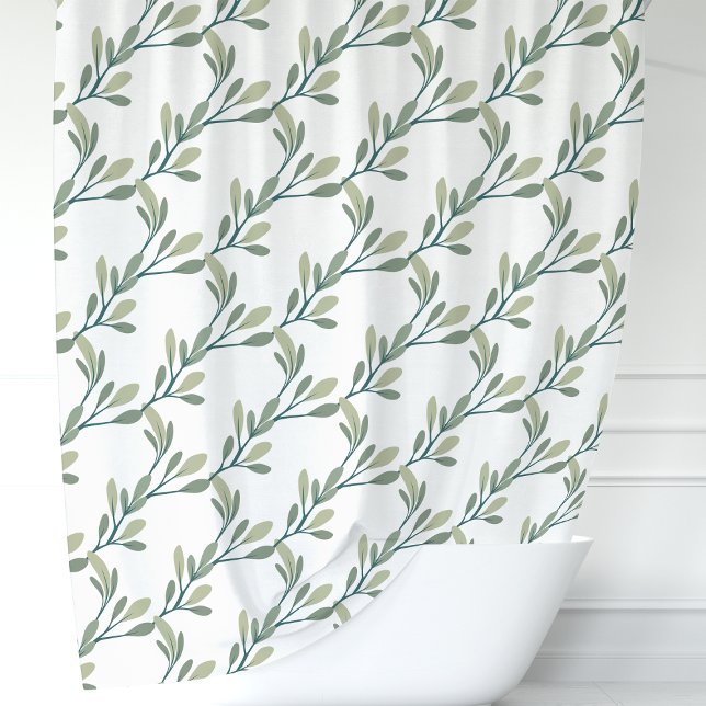 Olive Green Botanical Leaf Pattern (Creator Uploaded)