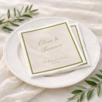 Olive Green Classic Wedding