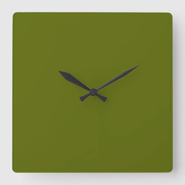 Olive Green Clock (Front)