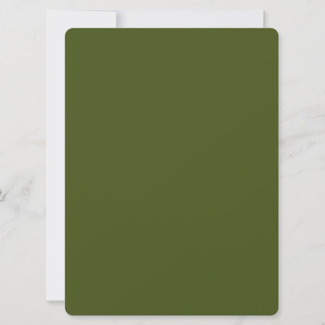 Olive Green Colour Design Customize This (Front)