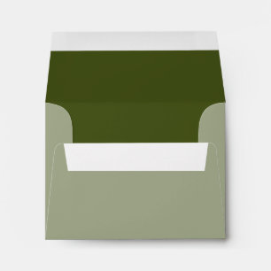 Olive Green Colour Design Customize This Envelopes
