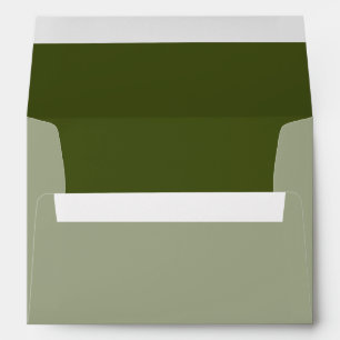 Olive Green Colour Design Customize This Envelopes