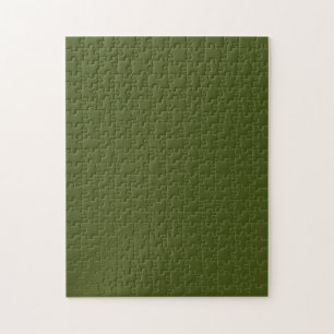 Olive Green Colour Design Customize This Jigsaw Puzzle