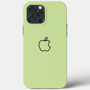 Olive Green Custom Fancy Logo iPhone 13 Pro Max Case