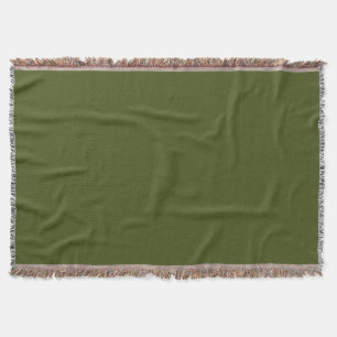 Olive Green Decor Easily Customize This Throw Blanket