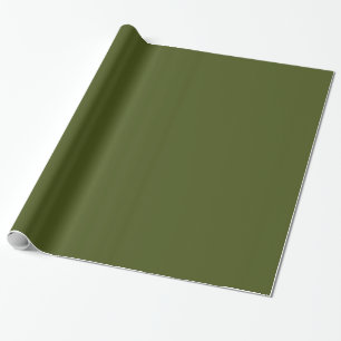 Olive Green Decor Easily Customize This Wrapping Paper