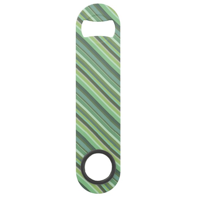 Olive green diagonal stripes bar key (Front)
