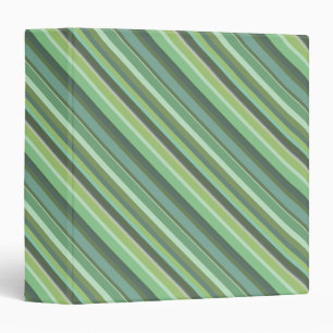 Olive green diagonal stripes binder