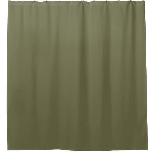 Olive Green Earthy Solid Colour Print (Front)
