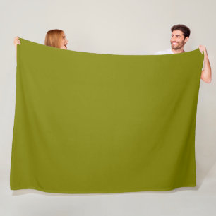 Olive Green Fleece Blanket