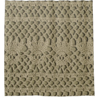 Olive Green Handmade Lace Pattern