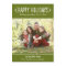 Olive Green Happy Holidays Handwritten Photo