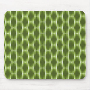 Olive Green Metallic Ribbons Mousepad