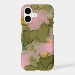olive green mixture of colors with pink