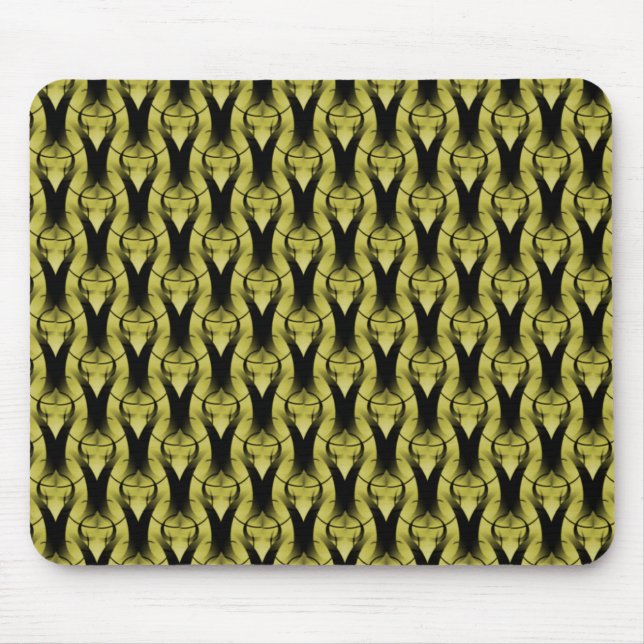 Olive Green Modern Classic Mousepad (Front)
