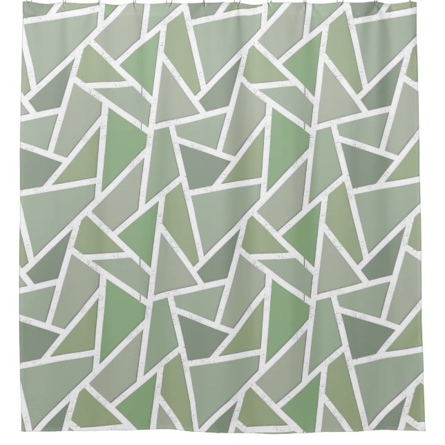 Olive green mosaic pattern (Front)