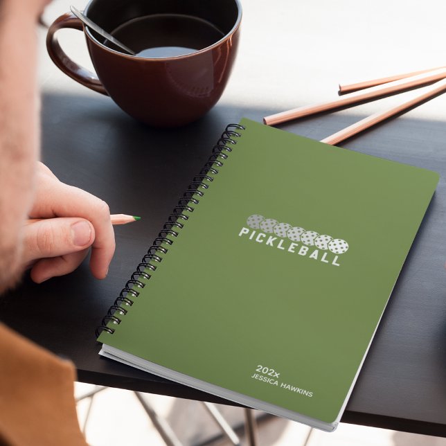 Olive Green Pickleball Personal Weekly Planner (Creator Uploaded)