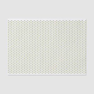 Olive Green Polka Dot Tissue Paper