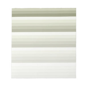 Olive green shadow stripes notepad