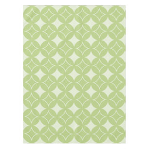 Olive green shippo pattern tablecloth