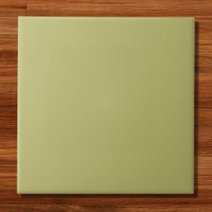 Olive Green Solid Colour Tile