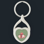 Olive Green Strawberries Berry Sweet   Keychain<br><div class="desc">Olive Green Strawberries Berry Sweet</div>