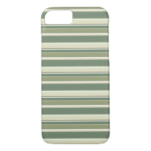 Olive green stripes Case-Mate iPhone case