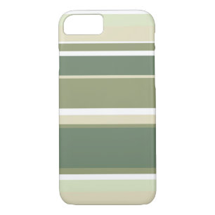 Olive green stripes Case-Mate iPhone case