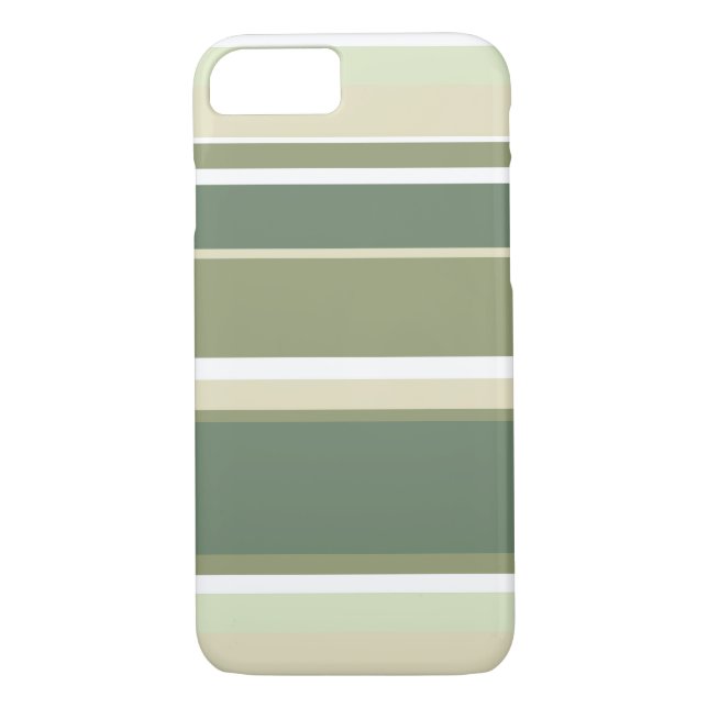 Olive green stripes Case-Mate iPhone case (Back)