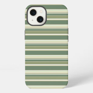 Olive green stripes Case-Mate iPhone case